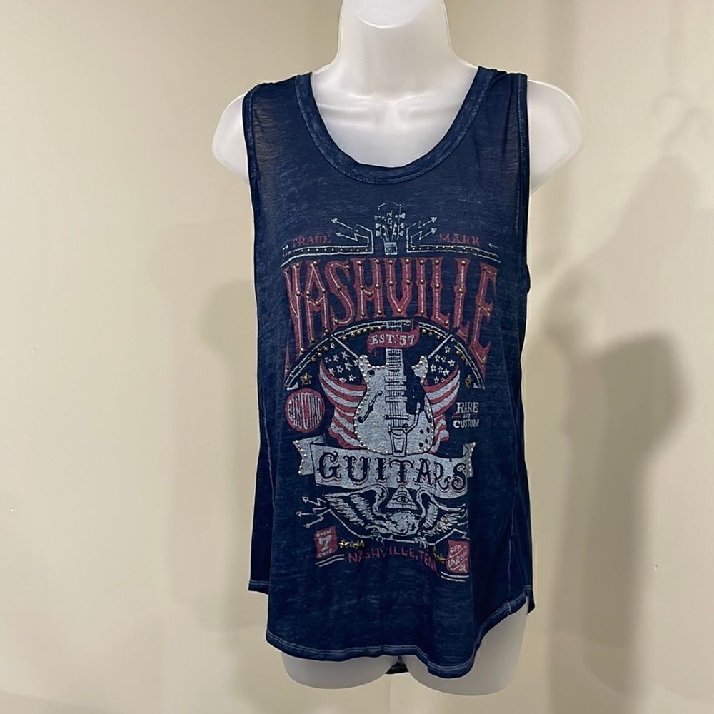 NWOT Lucky Brand Nashville Beaded Tank Top.  Size S small 4/6